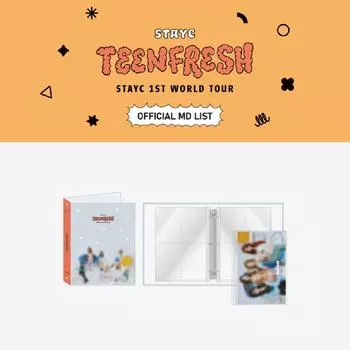 Предзаказ STAYC 1st World Tour TEENFRESH Папка для карточек с фотографиями