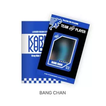 Предзаказ Stray Kids POP-UP Store KARMA Книга наклеек «Раздевалка» Bang Chan