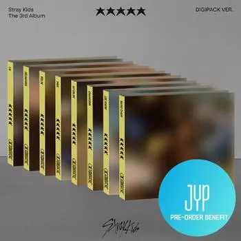 Stray Kids The 3rd Album 5-STAR Digipack версия. & МАГАЗИН JYP ПОБ Random version 1ea