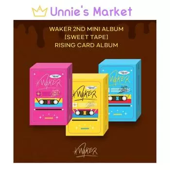 WAKER - Sweet Tape RISING CARD АЛЬБОМ (Ванильная версия. / Версия мармелада. / Шоколадная версия.) + Бесплатный подарок Random ver.