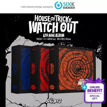 [Предзаказ] xikers 4-Й МИНИ-АЛЬБОМ HOUSE OF TRICKY : ОСТОРОЖНО (+Онлайн-выгода)