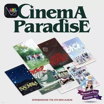 ZEROBASEONE -4-й мини-альбом CINEMA PARADISE (НОЛЬ вер.) RANDOM 1PCS