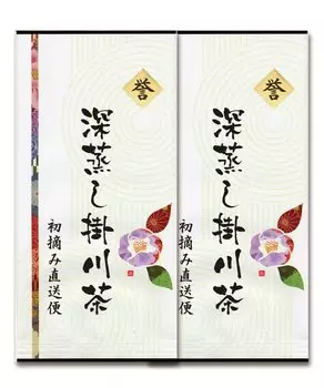 Префектура Сидзуока Kakegawa First Pick Зеленый чай First Pick Чайные листья глубоко пропаренный Kakegawa 100 г Специальный чай 2 пакетика 100% [Homare]