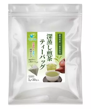 Префектура Сидзуока Какегава Ичибанча, глубоко пропаренный чай Сенча в пакетиках для горячего и холодного заваривания, треугольный нейлоновый чайный пакетик, моя бутылка, примерно 100 чашек чая, 5 г