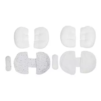 Pregnancy Pillow U Shape Side Sleeping Maternity Support Pillow Multifunctional Washable Belly Suppo White Gold