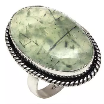 Prehnite Gemstone Handmade Silver Jewelry 8