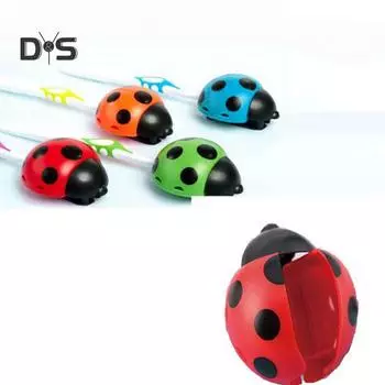 Прекрасная божья коровка для дома, ванной комнаты, присоска, настенный держатель для зубных щеток красный