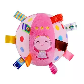 Прекрасная игрушка-писк для собак, маленький эластичный шарик, плюшевая игрушка-перетягивание каната для средних и больших собак, устойчивая к укусам, молярная игрушка 1