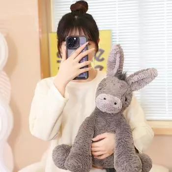 Прекрасная плюшевая кукла, подушка, мультяшные плюшевые игрушки-компаньоны, уютная кукла-животное, успокаивающая игрушка, реквизит для фотосессии S