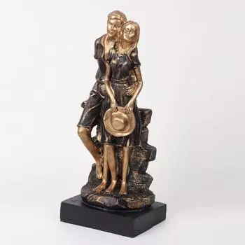 Прекрасная романтическая статуэтка пары для украшения дома, выставочный экспонат, предметы для украшения стола, подарок на День святого Валентина