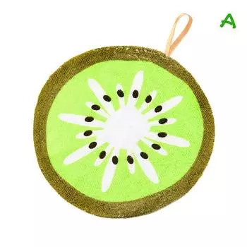 Прекрасное подвесное кухонное полотенце с фруктовым принтом, быстросохнущая тряпка из микрофибры, тряпка для мытья посуды, салфетка, впитывающая ткань