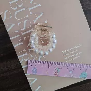 Прекрасные жемчужные геометрические заколки-крабы для волос для женщин и девушек, шпилька, ободок для волос для умывания, аксессуары, головной убор, украшение