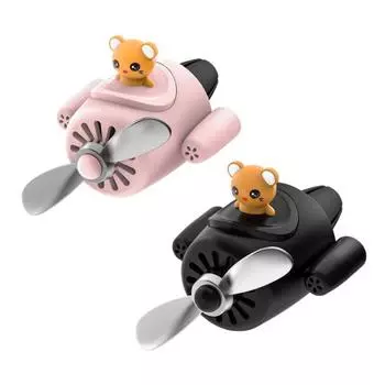 Прекрасный автомобильный зажим для духов, мультяшный самолет, полезный зажим для вентиляционного отверстия, автомобильные духи