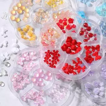 Прекрасный блеск для украшения ногтей своими руками полупрозрачный шампанского