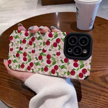 Прекрасный чехол для телефона с цветами и фруктами для Iphone 14 Plus 13 Pro Max 11 12, защитный чехол для мини-камеры для Iphone Xr Xs X 7 8 Plus 6s iphone 6s 6