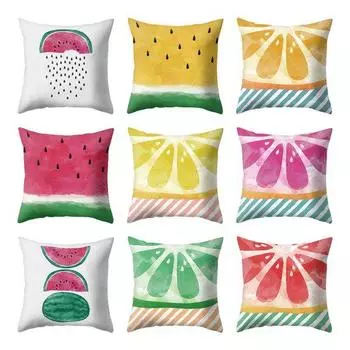 Прекрасный фруктовый лимон арбуз наволочка диван-кровать декор наволочка