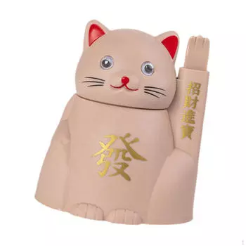 Прекрасный контейнер для диспенсера зубочисток Lucky Cat для клубного кафе розовый