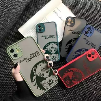 Прекрасный милый чехол для телефона с мультяшным рисунком для iPhone 14 13 12 11 Pro Max Samsung Galaxy S20 FE A52 S23 Infinix, тонкий матовый чехол для задней панели, защитные чехлы для объектива iPhone X/XS