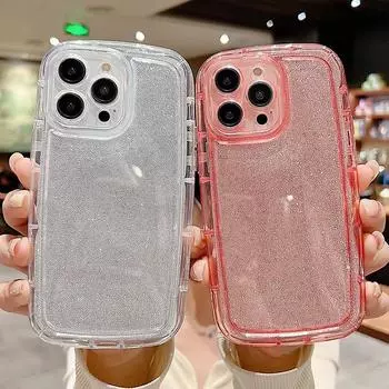 Прекрасный овальный блестящий чехол с мылом для Iphone 13 14 12 11 Pro Max Xs Xr X 7 8 14 Plus 6s Se 2020 2022, мягкая силиконовая задняя крышка с подушкой безопасности For iPhone 6 or 6S красный