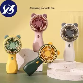 Прекрасный портативный высокопроизводительный вентилятор с простым переключателем охлаждения фиолетовый