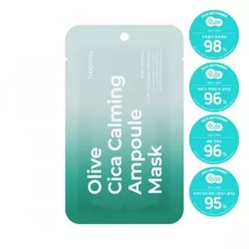 Premay [новинка] Premay Olive Cica Успокаивающая ампульная маска, 1 шт. 1 sheet of olive shika