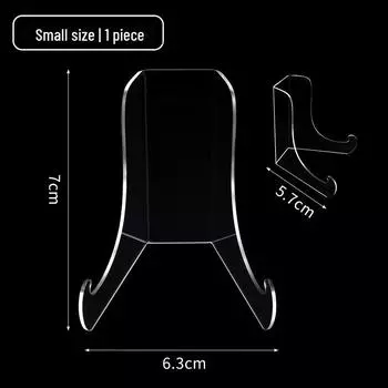 Премиальная акриловая настольная подставка для мобильного телефона - прозрачный держатель дисплея