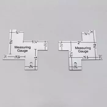 Премиальная белая швейная линейка — точный инструмент для резки ткани и самостоятельного дизайна, прочная и прозрачная для легкого измерения и создания поделок A