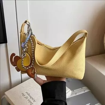 Премиальная французская сумка-подмышка Niche Женская трендовая сумка-мессенджер Премиальная сумка через плечо no pendant красный