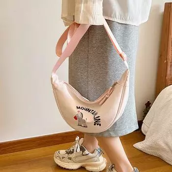 Премиальная холщовая сумка женская популярная универсальная сумка через плечо большая вместительная сумка для пельменей розовый