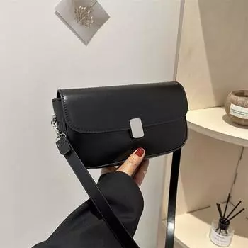 Премиальная маленькая сумка 2024 года, новая сумка, женская сумка-мессенджер, осенне-зимняя универсальная сумка через плечо в стиле ретро, маленькая квадратная сумка белый