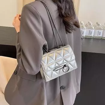 Премиальная маленькая женская сумка осень-зима 2024 года, новая модная сумка через плечо, сумка-мессенджер