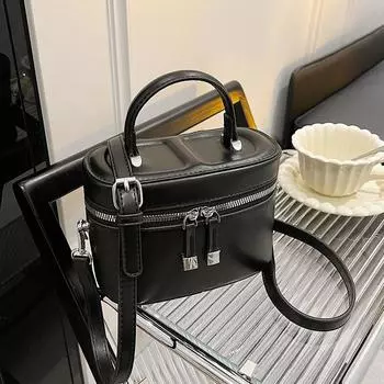 Премиальная мини-сумка женская 2024 новая модная универсальная сумка-мессенджер через плечо портативная сумка-ведро