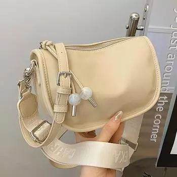 Премиальная мягкая кожаная сумка-подушка, женская простая сумка-мессенджер, ретро-сумка большой вместимости через плечо