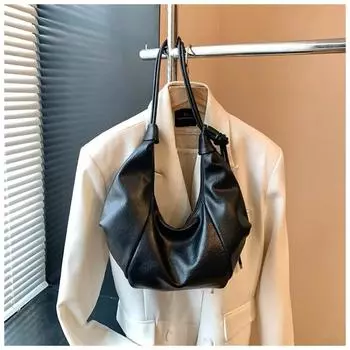 Премиальная мягкая кожаная женская сумка большой вместимости ретро дорожная сумка через плечо мода