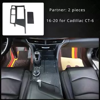 Премиальная наклейка из углеродного волокна для Cadillac CT-6 2016-2020 гг. Обновите внутреннее убранство вашего автомобиля с помощью наших аксессуаров for CT-6 LHD 2016-20
