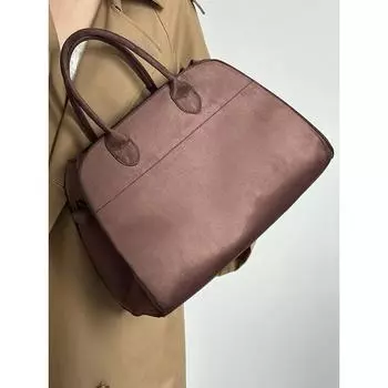 Премиальная ретро матовая сумка 2024 года, новая сумка для поездок на работу на осень и зиму, женская нишевая сумка большой вместимости