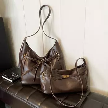 Премиальная ретро-сумка большой вместимости женская сумка-мессенджер через плечо для поездок на работу модная сумка-тоут