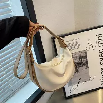 Премиальная сумка для пельменей Niche Design Fashion Casual Shoulder Messenger Bag Универсальная маленькая сумка Женская сумка хаки