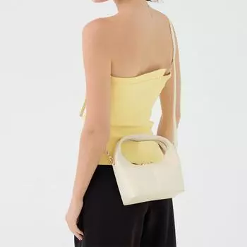 Премиальная сумка Niche женская повседневная сумка модная женская универсальная сумка-пельмень светло-бежевый