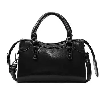 Премиальная сумка-тоут для, женская новая модная сумка на плечо, простая повседневная универсальная сумка-мессенджер one size fits all чёрный