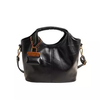 Премиальная сумка-ведро Maillard для мамы и ребенка, портативная, новая, модная, универсальная, через плечо One Size чёрный