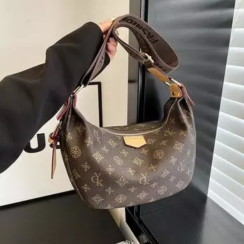 Премиальная сумка женская большая вместительная сумка-пельмень новая модная универсальная подмышечная сумка на плечо сумка через плечо 21cm*10cm*30cm хаки