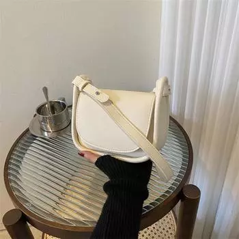 Премиальная текстура нишевая сумка женская сумка 2024 лето новая популярная сумка-мессенджер на одно плечо подмышка маленькая квадратная сумка белый