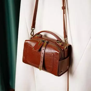 Премиальная Текстурная Сумка Женская Модная Универсальная Ретро Сумка-мессенджер Нишевая Модная Портативная Подушка Сумка