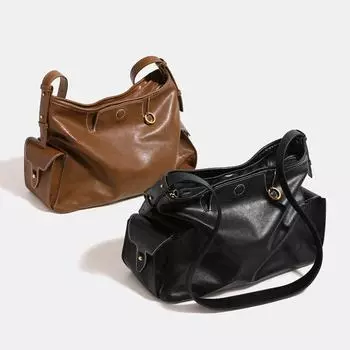 Премиальная женская кожаная сумка через плечо, универсальная и элегантная, сумка-мессенджер большой вместимости Small size 28cm*12.5cm*19.5cm