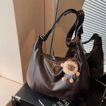 Премиальная женская сумка большой емкости, модная женская сумка-мессенджер для поездок на работу через плечо