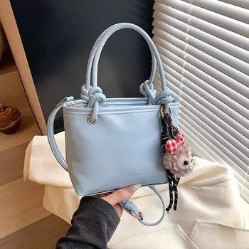 Премиальная женская сумка в иностранном стиле 2025 года, универсальная сумка-мессенджер, модная переносная сумка-ведро