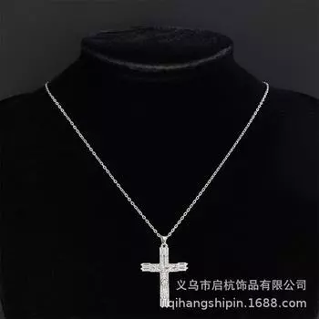 Премиальное универсальное ожерелье-крест, трендовое, для мужчин и женщин, изящные аксессуары