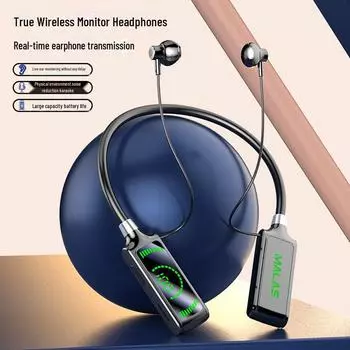 Премиальные беспроводные Bluetooth-наушники с шейным ободом, длительным сроком службы батареи и функцией возврата наушника для мобильных телефонов