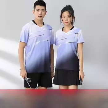 Премиальные быстросохнущие костюмы для бадминтона для взрослых и детей 2XL